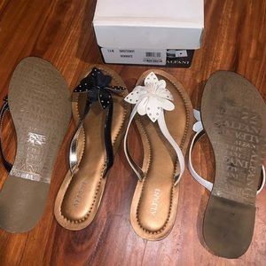 Alfani sandals: 1 never worn , 1 gently worn
